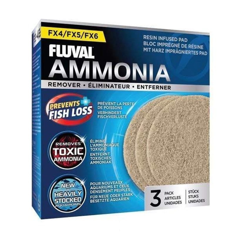 Fluval FX4/FX5/FX6 Ammonia Remover 3 Pack