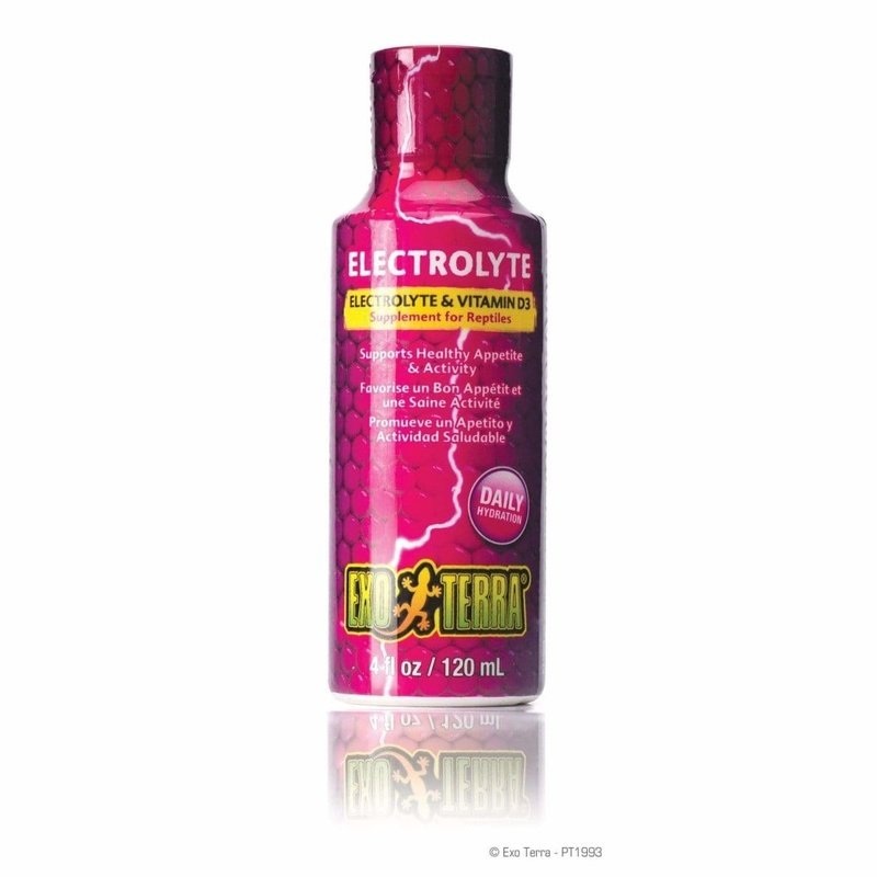 Exo Terra Electrolyte and Vitamin D3 Supplement Liquid 120ml