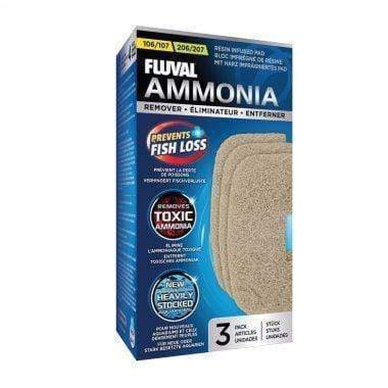 Fluval 106/107 & 206/207 Ammonia Remover Pads 3 Pack