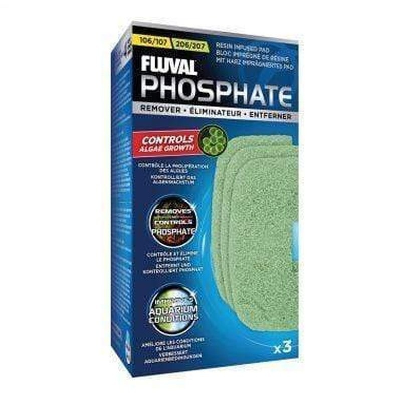 Fluval 106/107 & 206/207 Phosphate Remover Pads 3 Pack