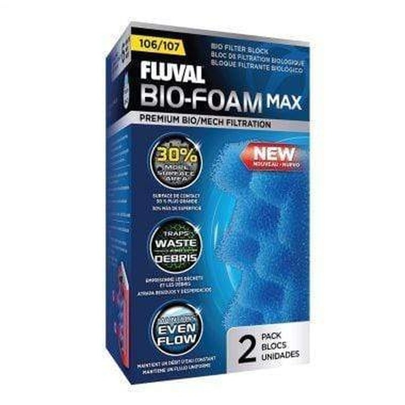 Fluval 106/107 Bio-Foam Max 2 Pack
