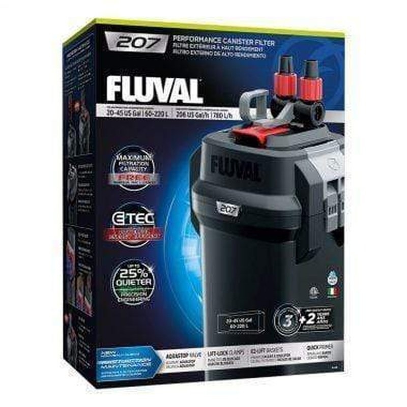 Fluval 207 Performance Canister Filter (780L/h, 220L)