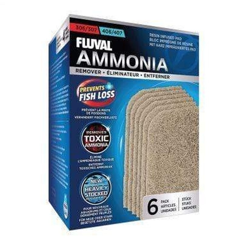 Fluval 306/307 & 406/407 Ammonia Remover Pads 6 Pack
