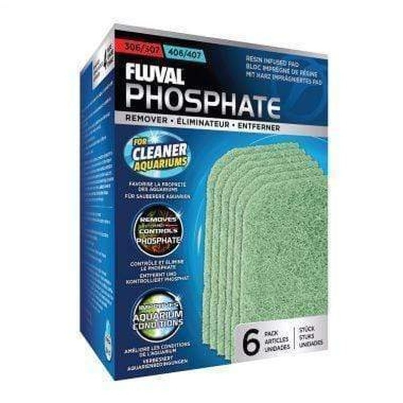 Fluval 306/307 & 406/407 Phosphate Remover Pads 6 Pack