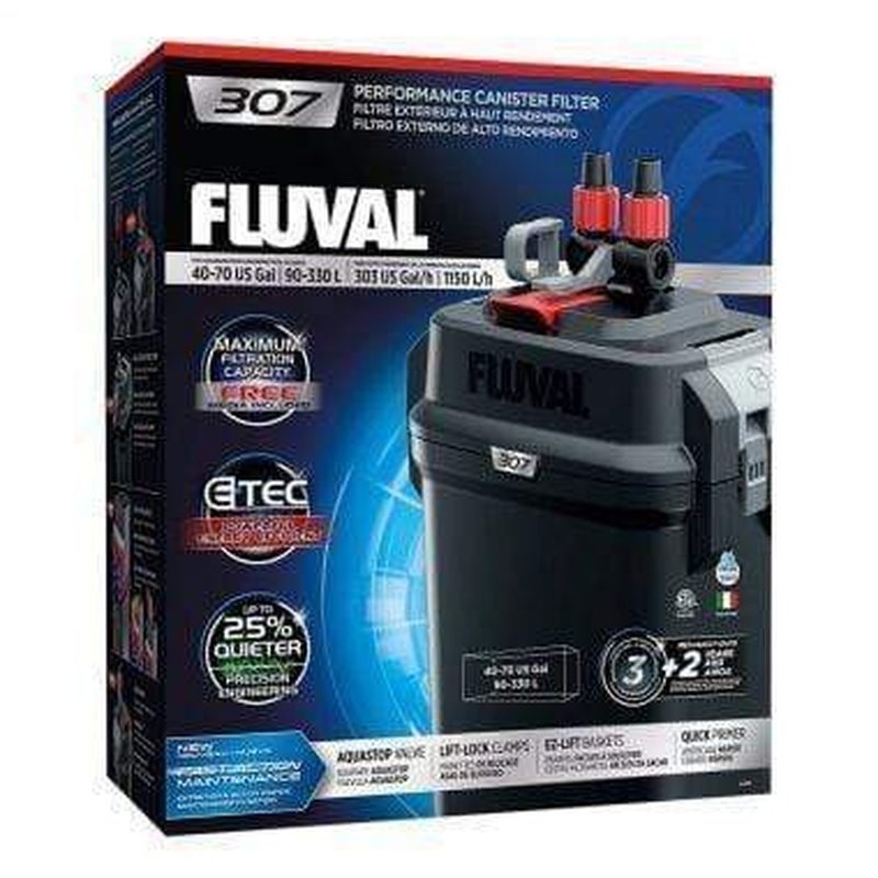 Fluval 307 Performance Canister Filter (1150L/h, 330L)