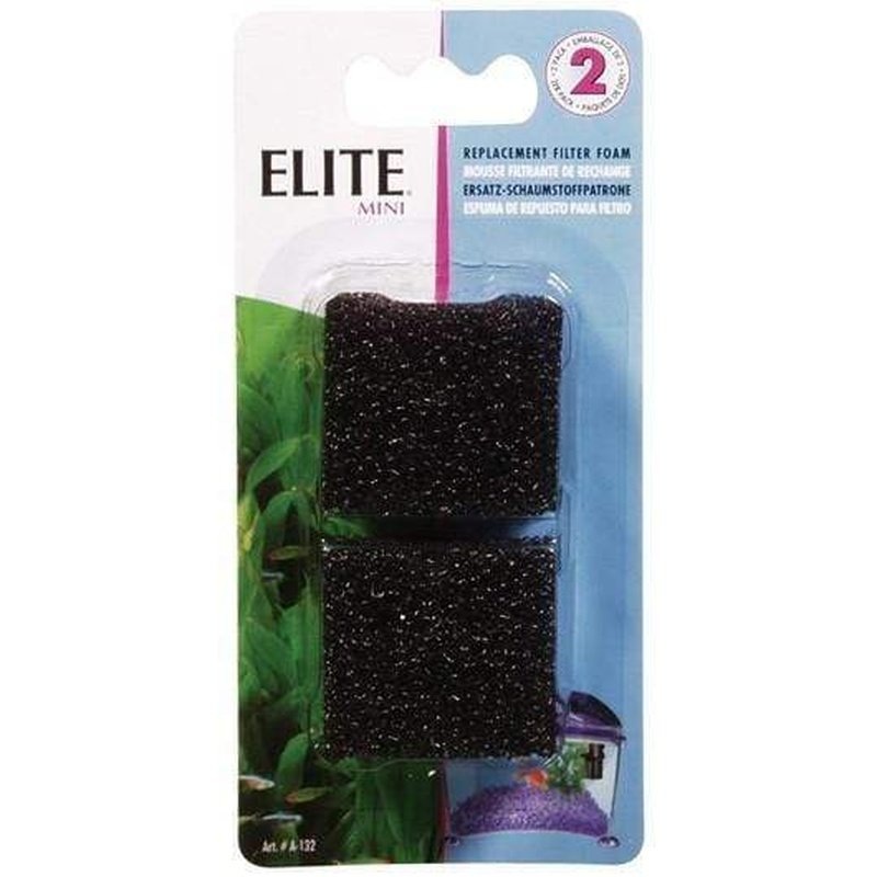 Elite Mini Internal Filter Foam 2 Pack