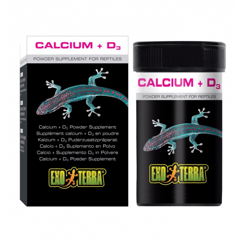 Exo Terra Calcium + D3 Powder