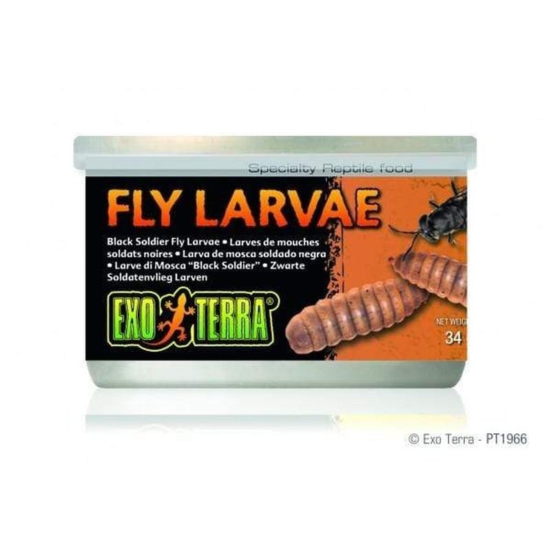 Exo Terra Canned Food 34g Black Soldier Fly Larvae