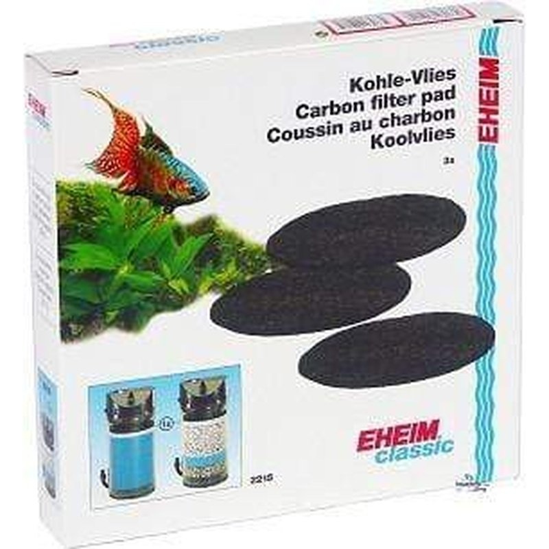 Eheim Classic 350 (2215) Carbon Filter Pads 3 Pack