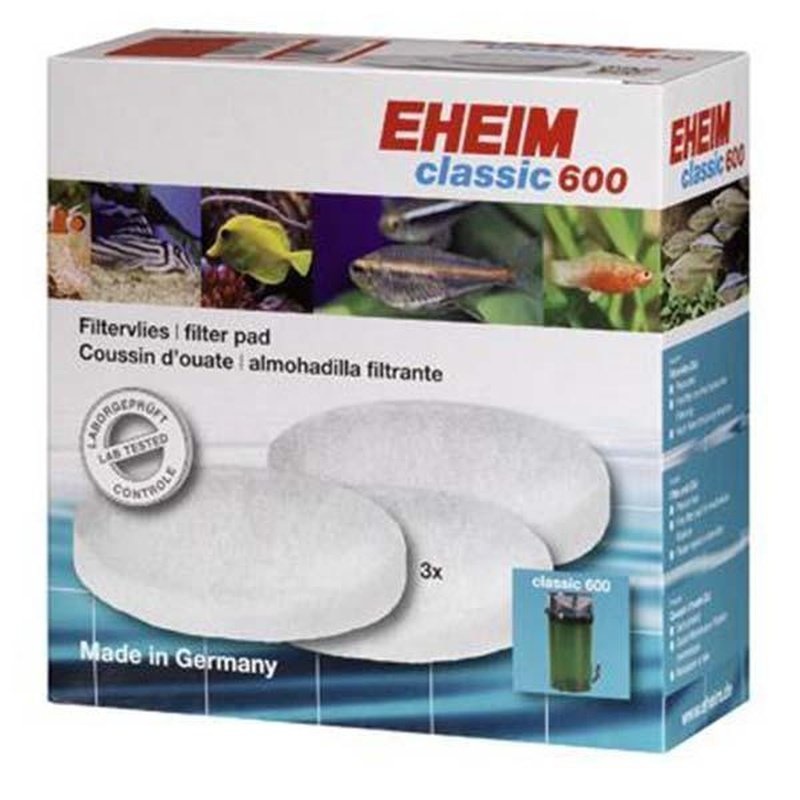 Eheim Classic 600 (2217) White Wool Filter Pad 3 Pack