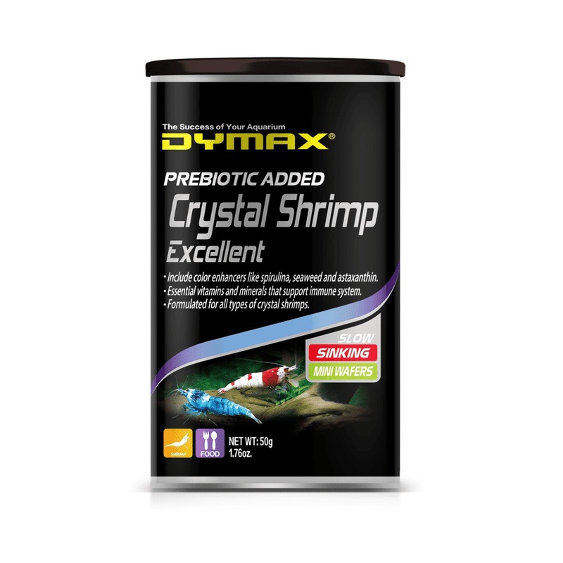 Dymax Crystal Shrimp Slow Sinking Mini Wafers 50g