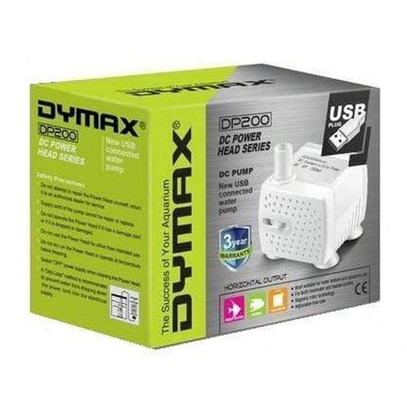 Dymax DC USB Power Head DP200 180L/h (Horizontal Output)