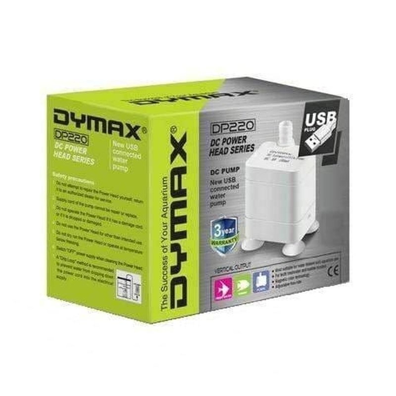 Dymax DC USB Power Head DP220 180L/h (Vertical Output)