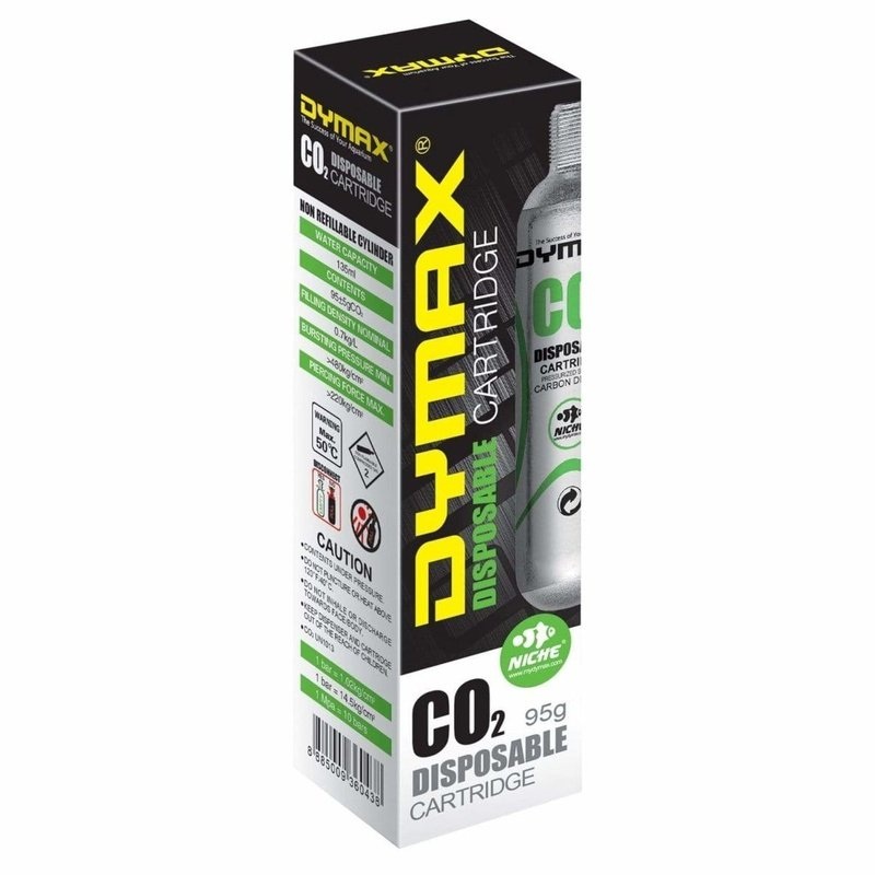 Dymax Disposable CO2 Cartridge 95g Single