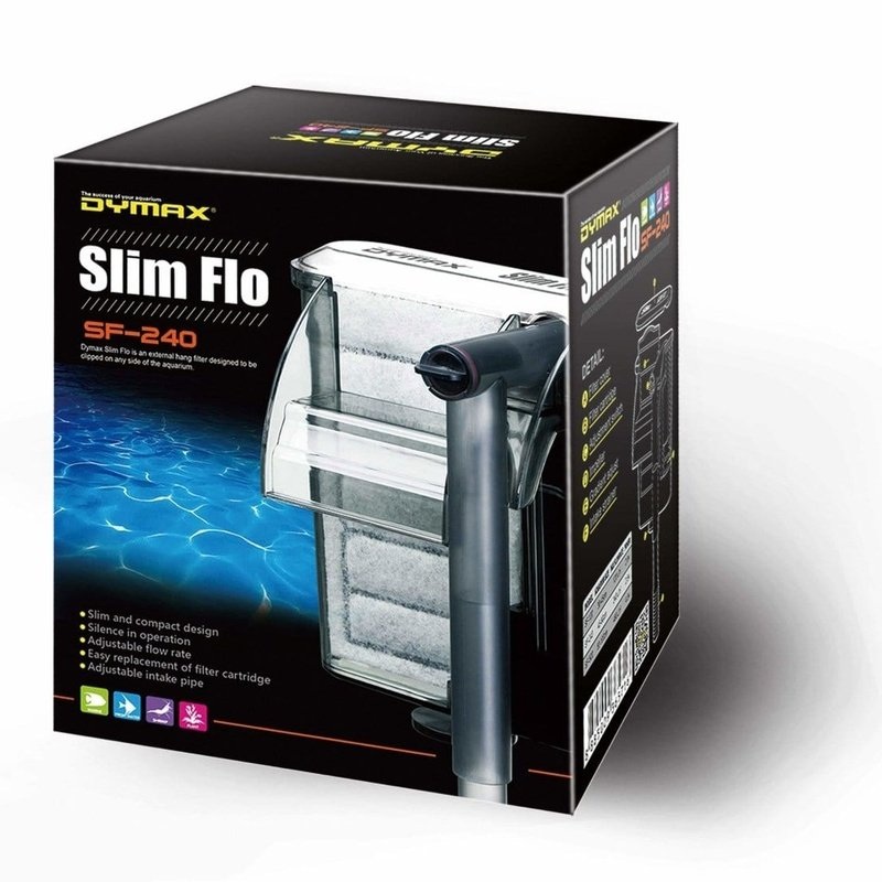 Dymax Slim Flo Hang On Filter SF-240 (200L/h, 40L)