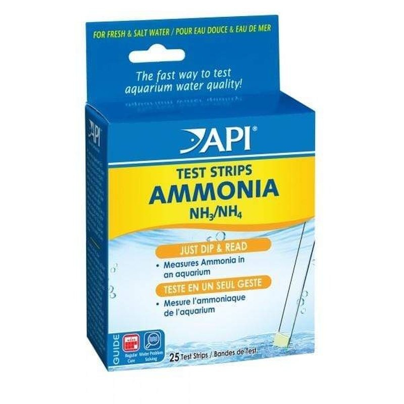 API Quick Testing Strips Ammonia (25 Pack)