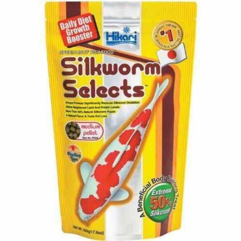 Hikari Silkworm Selects - Medium Pellet 17.6 oz