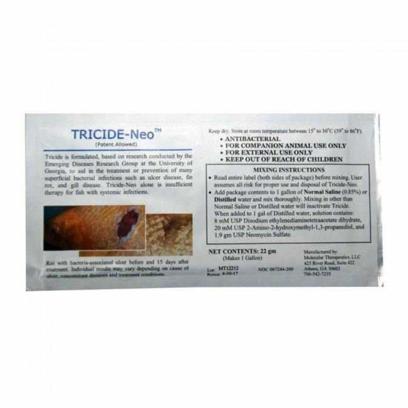 Tricide Neo Antibiotic Koi Fish Dip
