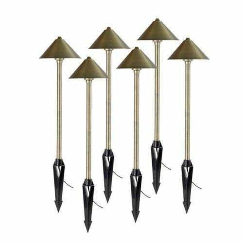 Aquascape Path And Area 3-Watt LED Dome Top Landscape Light 6-Pack