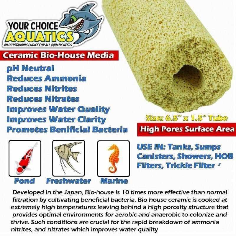 Seaside Aquatics Ceramic Bio House Round Filter Media