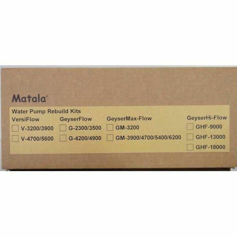 Matala Rebuild Kit for Geyser Max-Flow Pumps