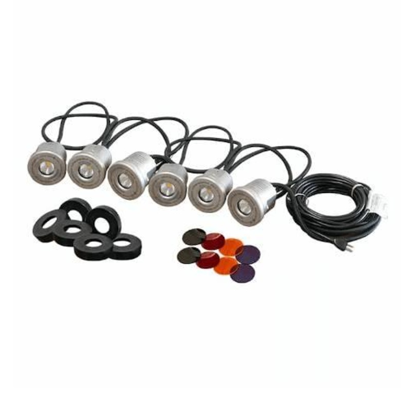 Kasco Stainless Steel LED 6-Light Kits for J Series and VFX Series Fountains