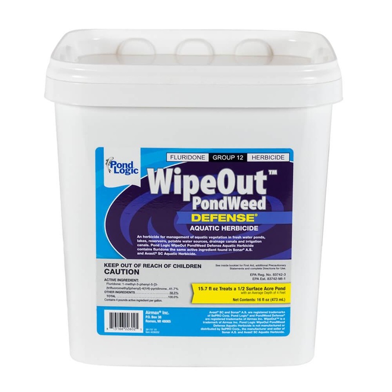 Airmax Pond Logic WipeOut PondWeed Defense Aquatic Herbicide