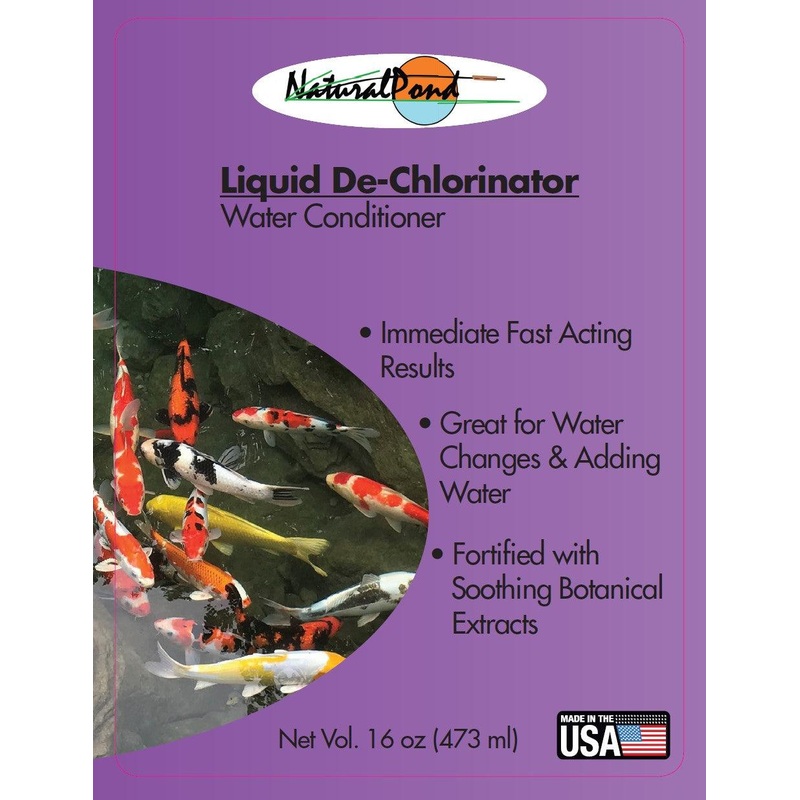 NaturalPond Liquid De-Chlorinator & Water Conditioner