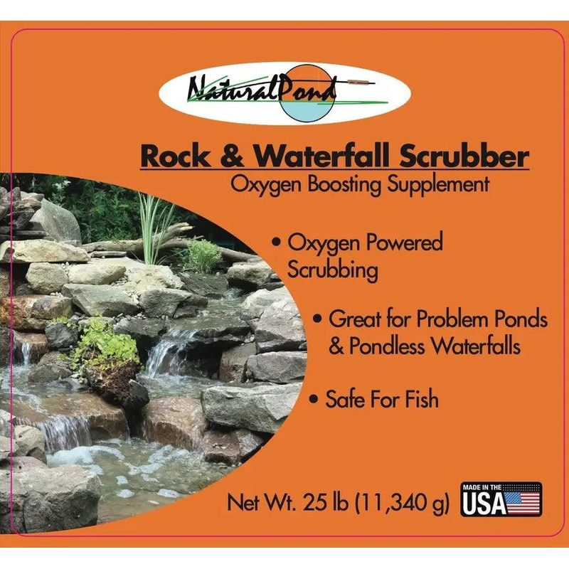 NaturalPond Oxy Rock and Waterfall Scrubber