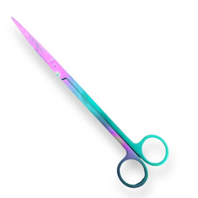 New  Curved Scissor 25CM RAINBOW