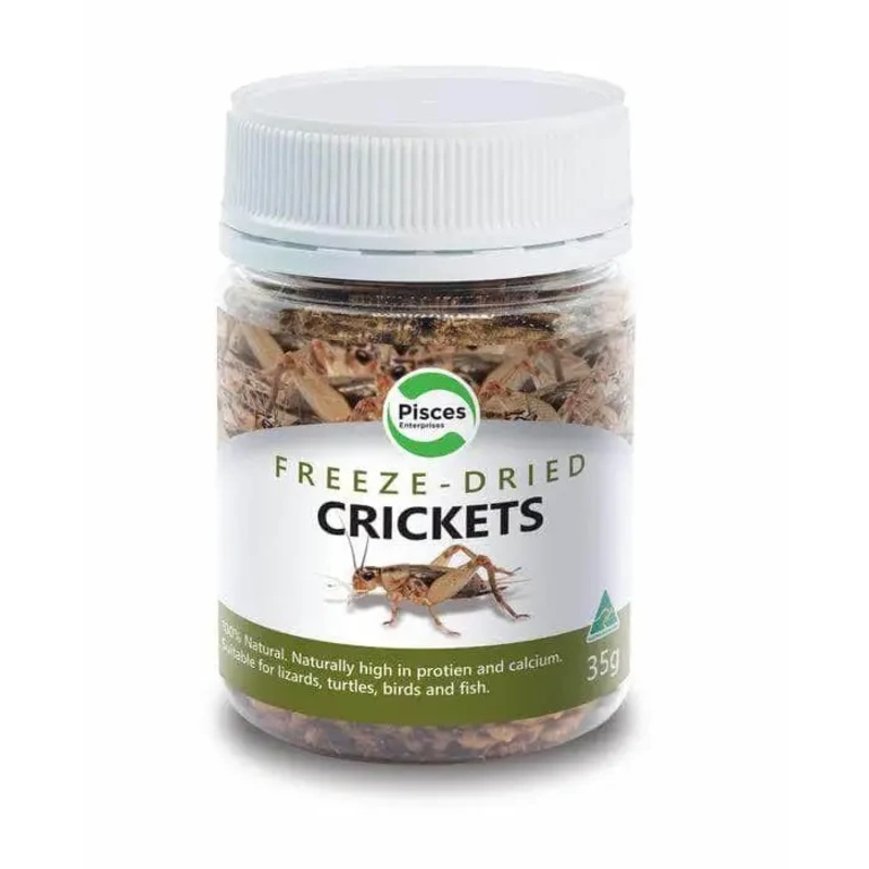 Pisces Enterprises Freezedried Crickets Jar 35G