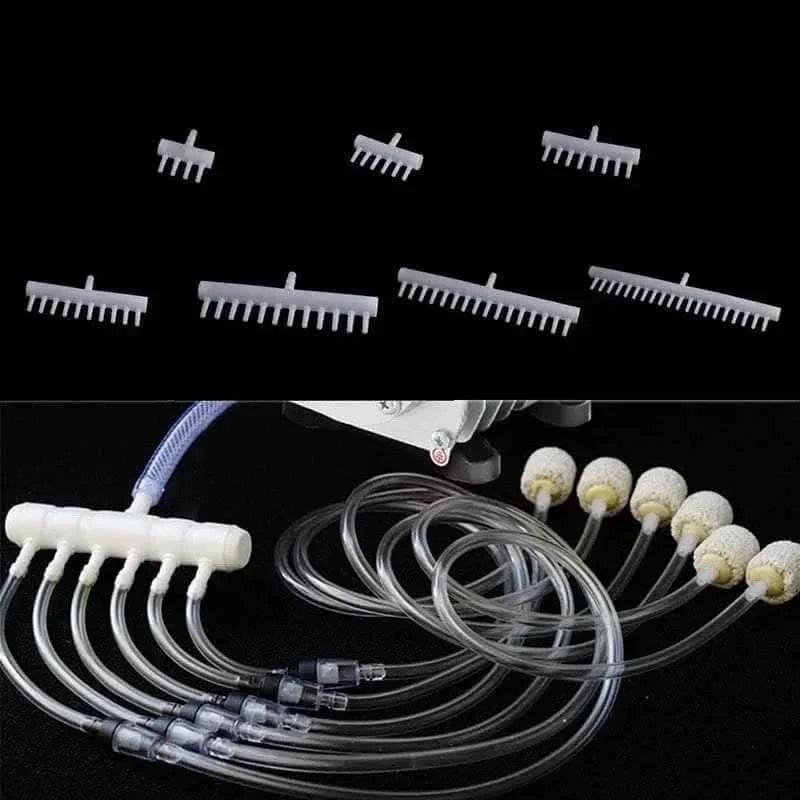 White Aquarium Air Splitter