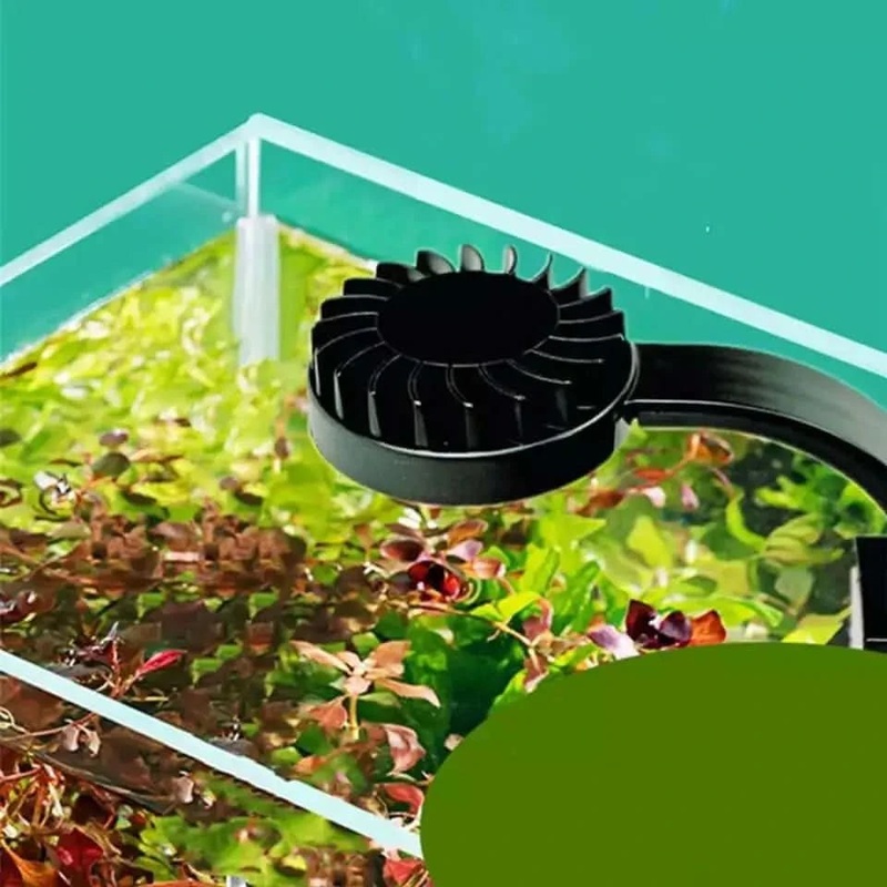 Round Black Clip On Led Light