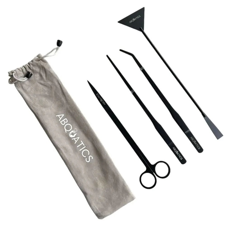Aquascaping Tool Set ( 5pcs inc Bag ) - BLACK L(M43)
