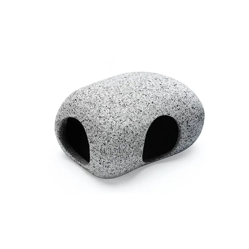 Ceramic Cichlid Rock (TWO HOLE ) L(R 6)