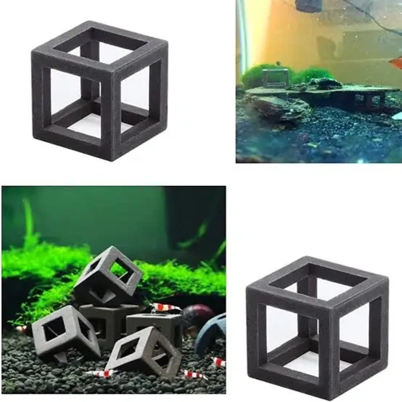 Ceramic Shrimp Shelter CUBE - ( 5 in One Pack ) L(M31)