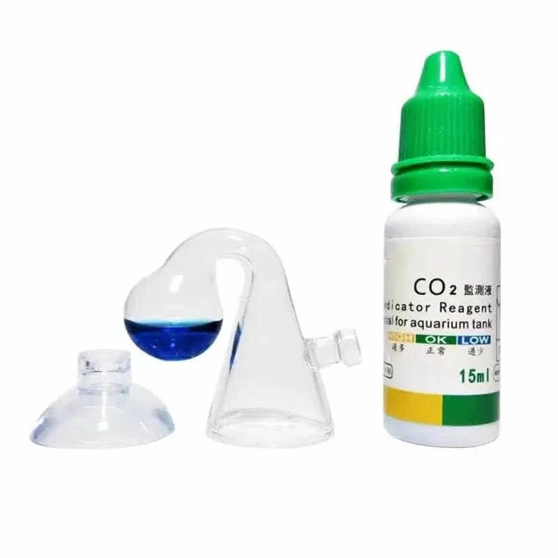CO2 Glass Drop Checker - Aquarium Real time Solution Liquid Indicator UA-D529 L(M7)