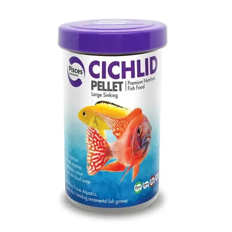 Pisces Aquatics Cichlid Pellet Large 70g