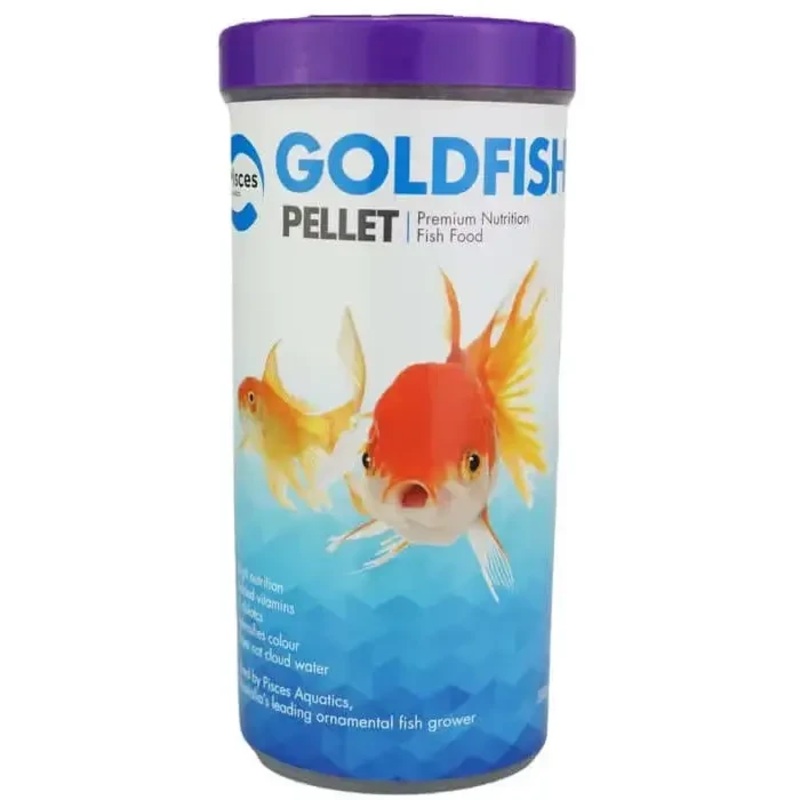 Pisces Aquatics Goldfish Pellet Food 500G