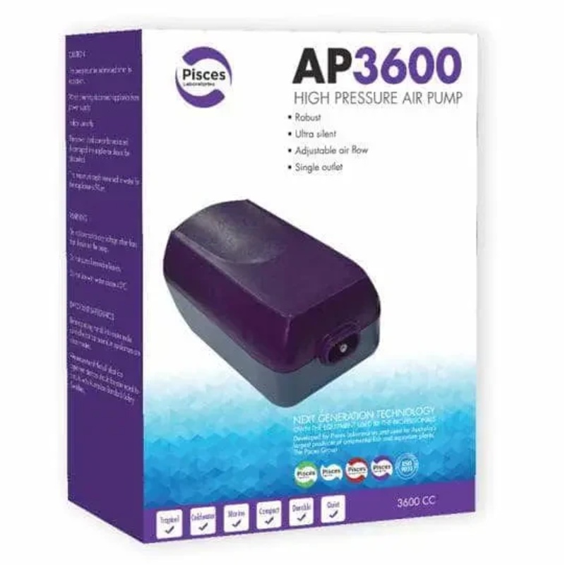 Pisces High Pressure Air Pump (up to 150L) AP3600 L( L up C)