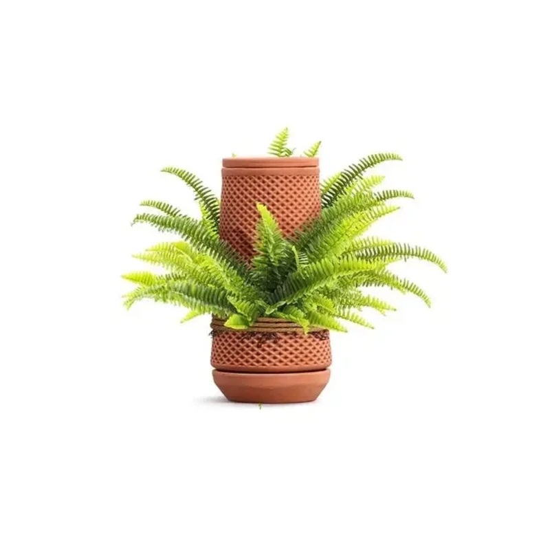 Self-Watering Terracotta Ceramic Planter