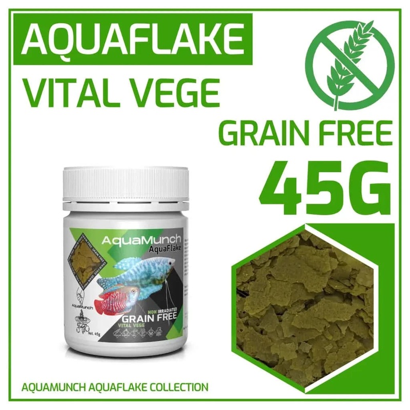 AquaMunch AquaFlake Fish Food - Vital Vege (Flake) L(ES)
