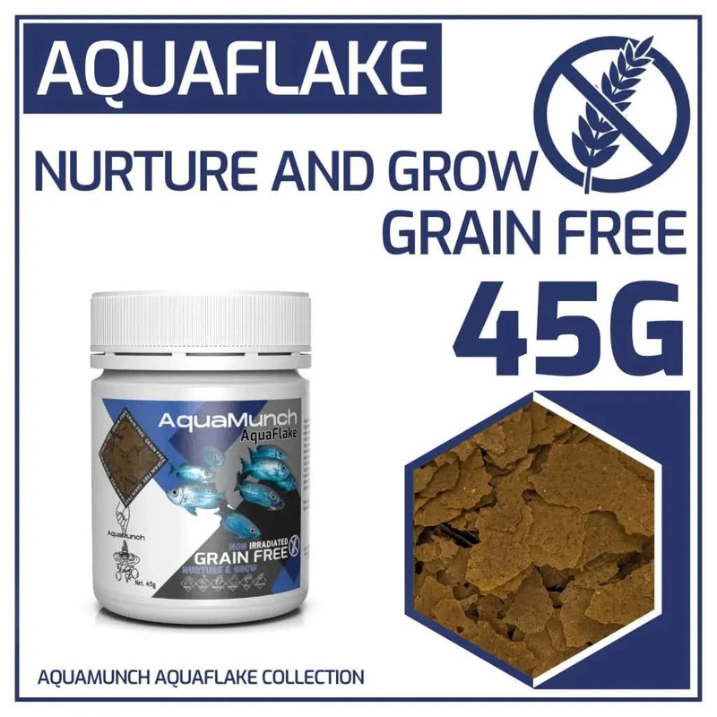 AquaMunch AquaFlake Fish Fry Baby Food - Nurture & Grow (Flake) L(L18)