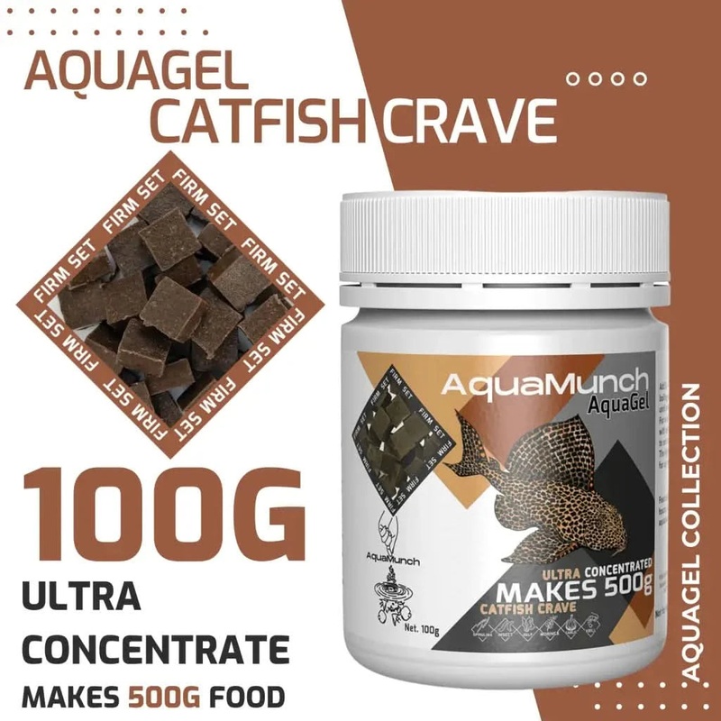 AquaMunch AquaGel Fish Food - Catfish Crave L(L12)