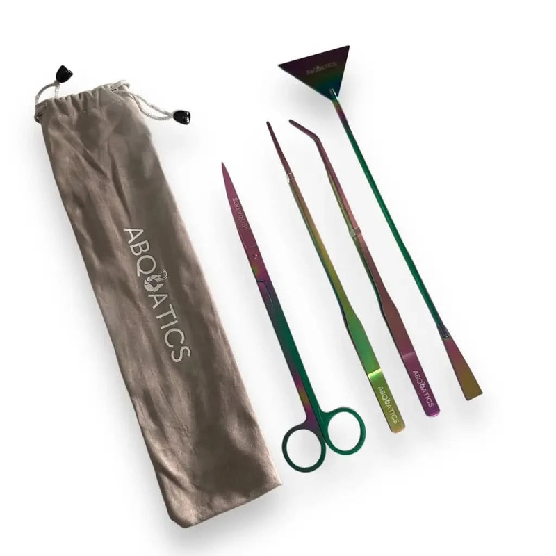 Aquascaping Tool Set ( 5pcs inc Bag ) - RAINBOW L(M43)