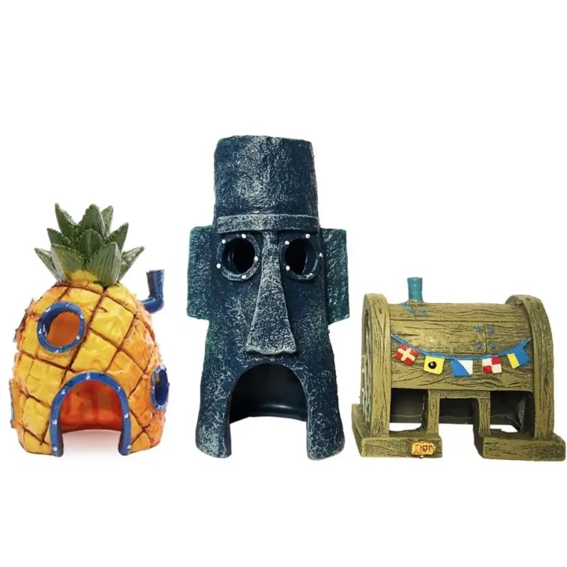 Sponge Bob Resin Set ( 3 Decor Included ) L(FR4)