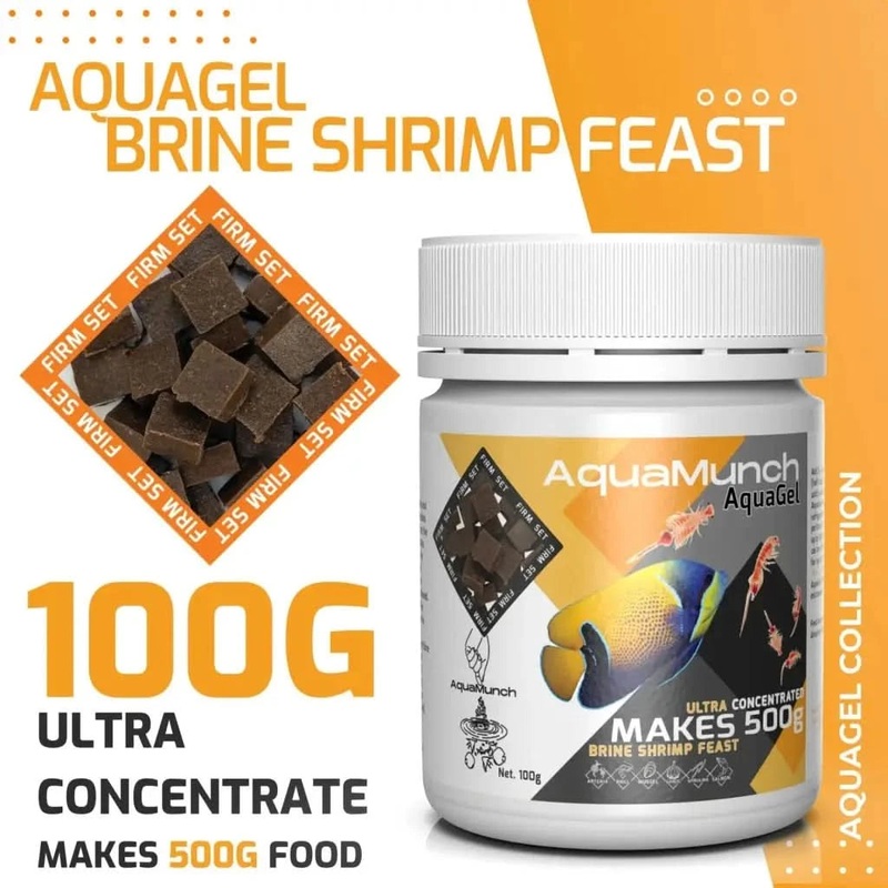 AquaMunch AquaGel Fish Food -  Brine Shrimp Feast L(FR8)