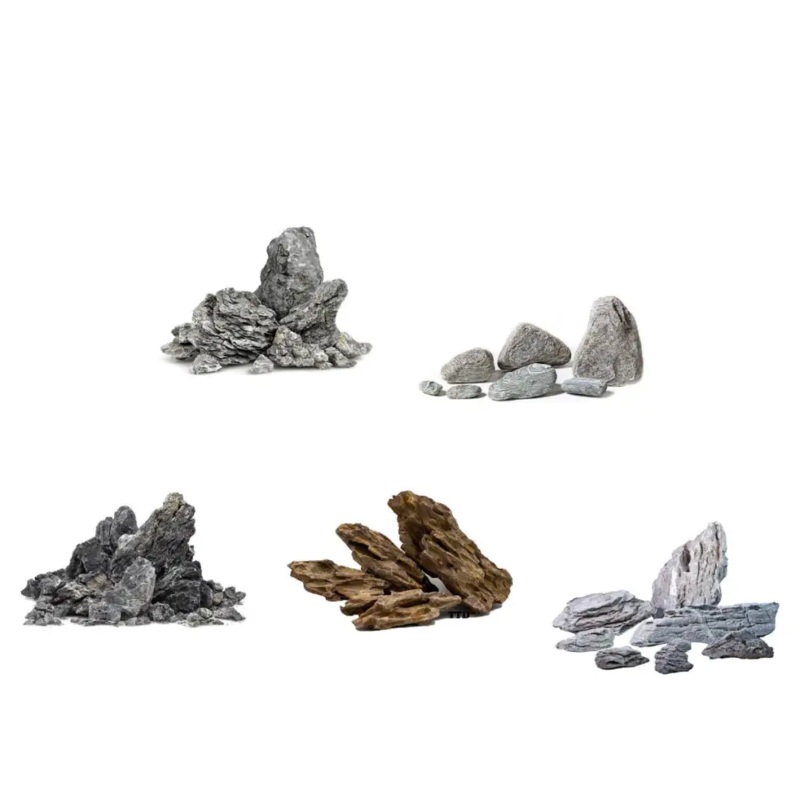 Assorted Mix Aquascaping Stone Rock - 5kg Pack