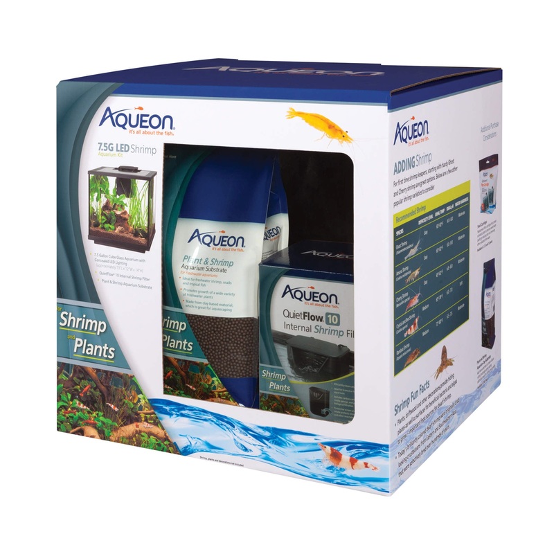 Aqueon 7.5G LED Shrimp Aquarium Kit