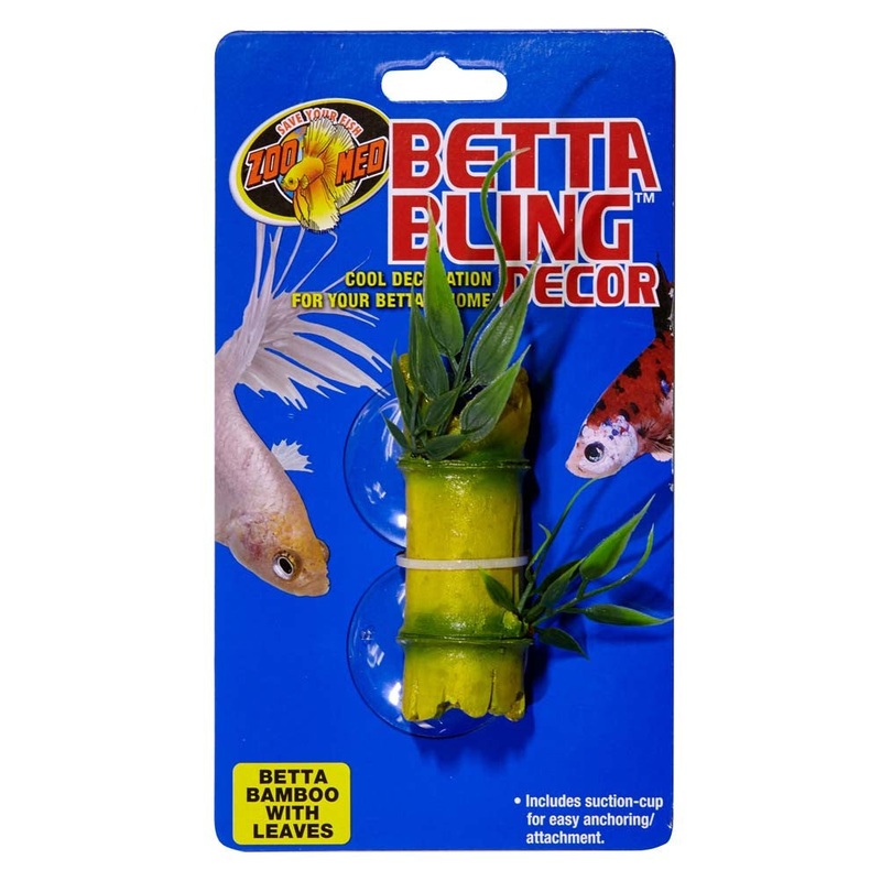 Zoo Med Betta Bling Bamboo With Leaves